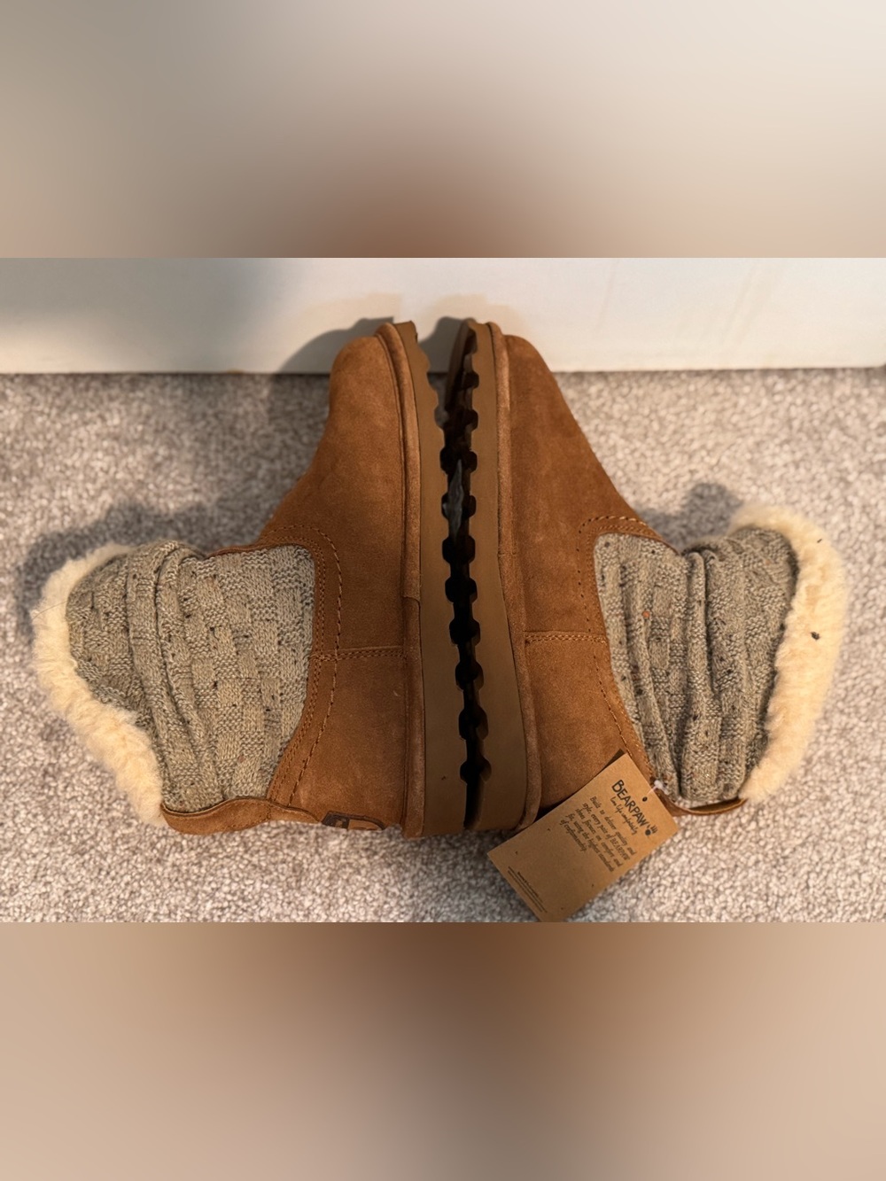 Women’s Bearpaw Virginia 7” Tall Slouchy Winter Bootie - Size 9 - Picture 5 of 8